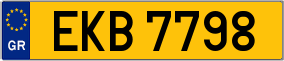 Truck License Plate
